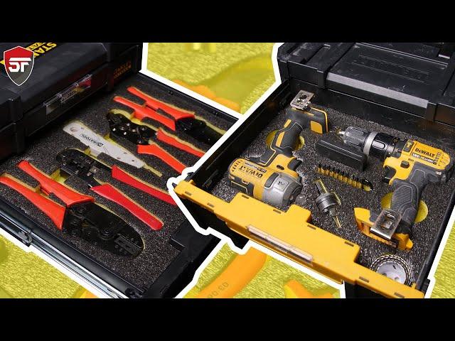 THE EASIEST WAY to organise DeWalt TSTAK/Stanley ProStack Drawers!