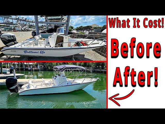 Restoring A 22' BOAT! Total COST!