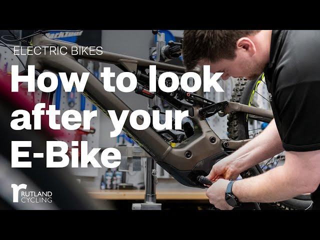 How to Look After Your E-Bike | Rutland Cycling