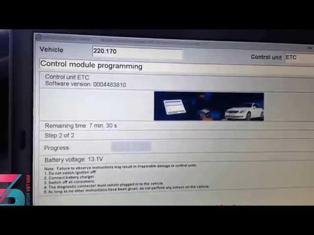 reprogramming mercedes Benz ECU offline ( flast ECU offline)