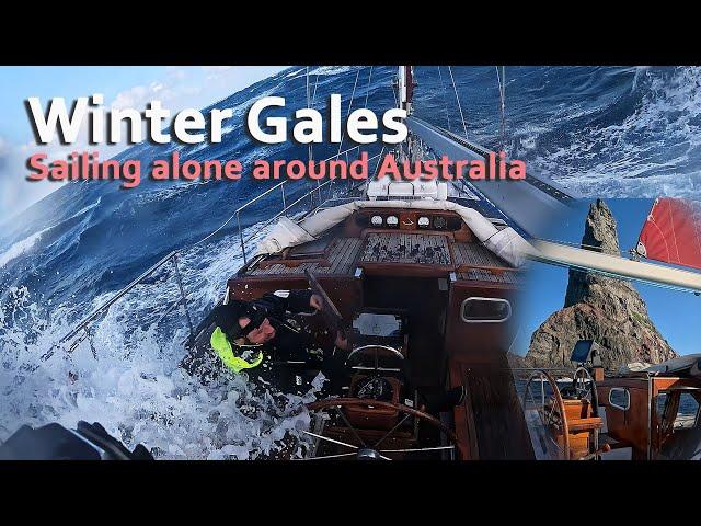 Winter Gales. Sailing alone in Australia. Sydney to Lord Howe Island and Queensland.