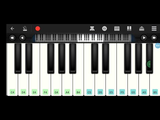 MultiAstra - playing the ABS-CBN jingle on Piano (organ mode, FINAL)