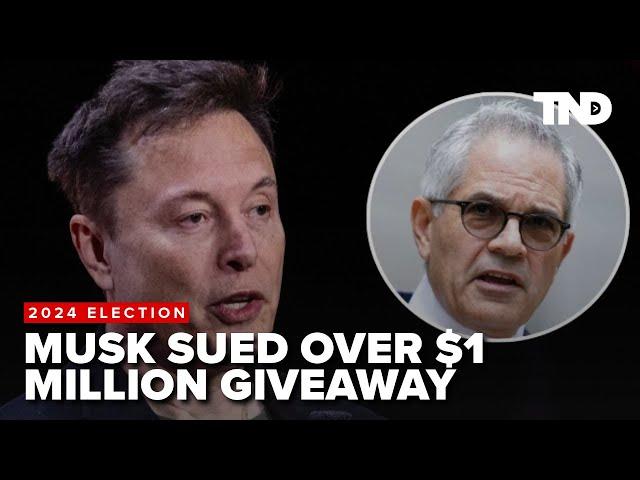 Elon Musk sued over 'illegal lottery' linked to America PAC $1 million giveaway