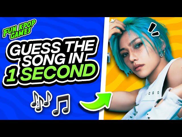 GUESS THE KPOP SONG IN 1 SECOND #2 - FUN KPOP GAMES 2023