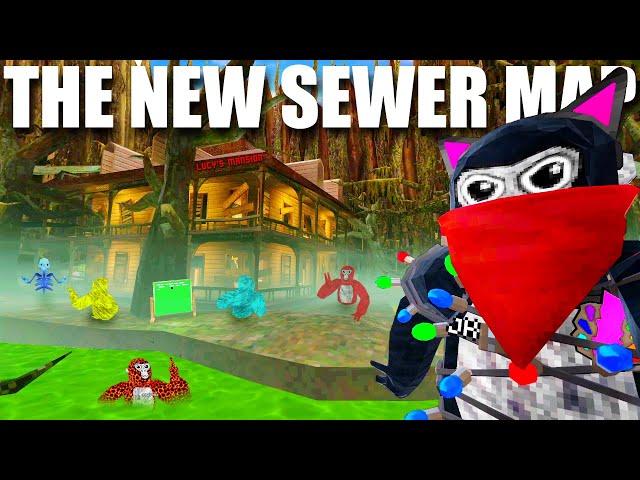 Gorilla Tags NEW Sewer Map UPDATE (Secret Doug)