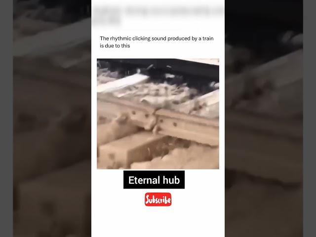 This is why train tracks makes sound| ETERNAL HUB || #shorts #eternalhub #science #sciencehub #viral