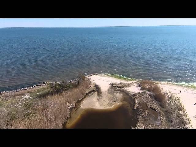 Drone on the bay