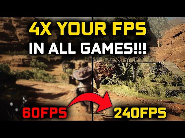 Forget DLSS - Get 4X Your FPS in ANY Game