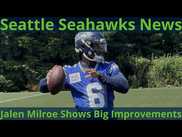 Seattle Seahawks Minicamp News: Jalen Milroe has made big improvements in offseason work so far