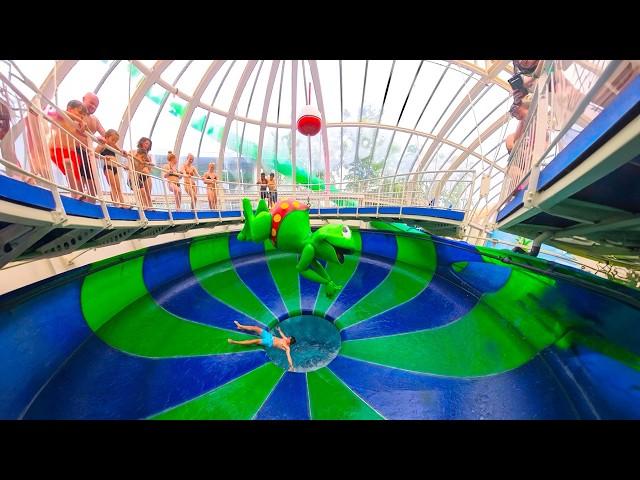 Netherland's LARGEST waterpark! | TikiBad All Slide POV's