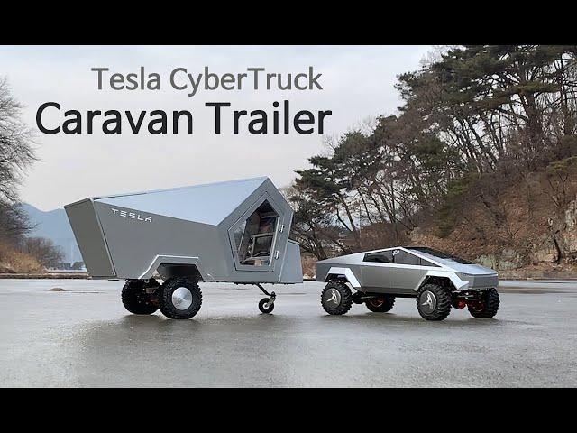 테슬라 사이버트럭 캠핑카 주행테스트 (Tesla Cybertruck & Polydrops Trailer)