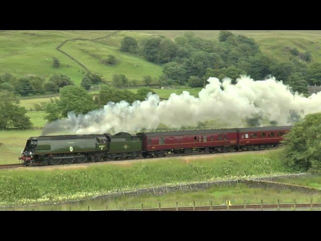 The Waverley SR 34067 Blows a smoke ring, with beautifull Scenery and stills 07 07 24