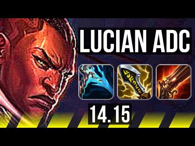 LUCIAN & Nami vs CAITLYN & Morgana (ADC) | 11k comeback, 71% winrate, 48k DMG | EUNE Master | 14.15