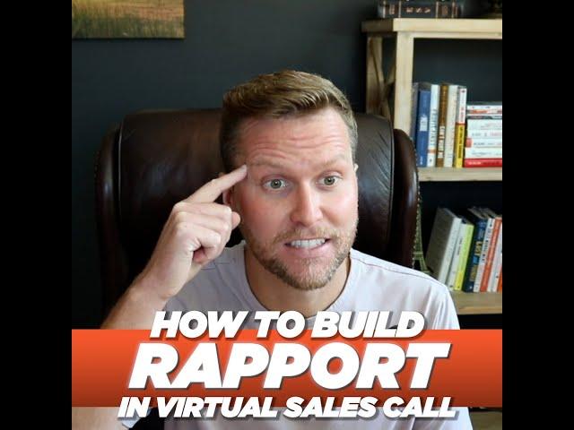 How To Build Rapport In Virtual Sales Call #shorts
