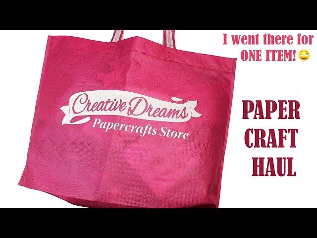 An Unexpected Art and Craft Haul from Creative Dreams Papercrafts!