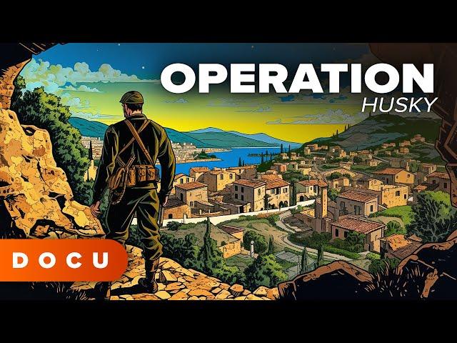 Allies Landing in Sicily - Operation HUSKY (World War 2, History, WW2, Archive, footage, Military)