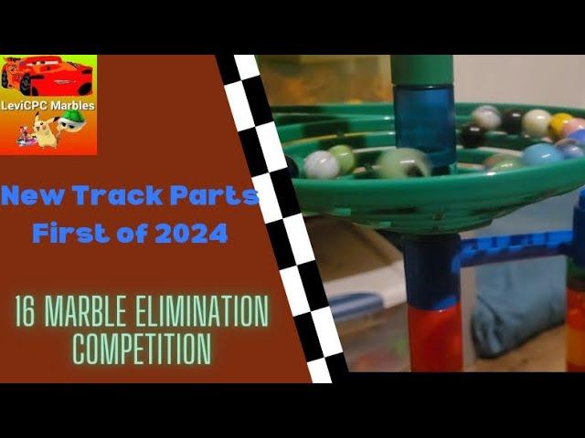 16 Marble Elimination Tournament | New Track Parts | LeviCPC Marbles