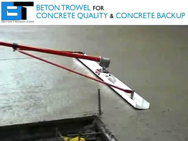 Betontrowel.com - Channel Radius Float