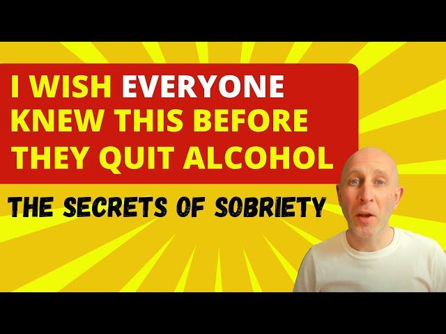 Stop Drinking Secrets - 5 Awesome Tips in 5 Minutes