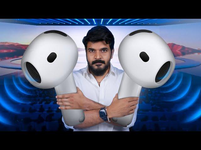 Apple AirPods 4 ANC Unboxing & Review ||  Comparison vs AirPods Pro 2 || in Telugu