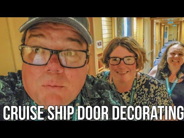 Cruise Ship Cabin Door Decorations / Walking The Hallways for Ideas / Amazing Creative Designs 2024