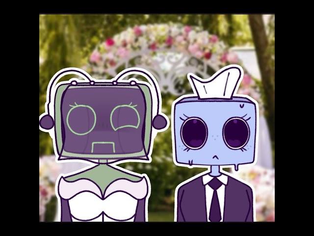 [] Marriage Meme [Cleanvision(joke!)] // (read desc!) #dandysworld #tisha #vee #shorts #animation