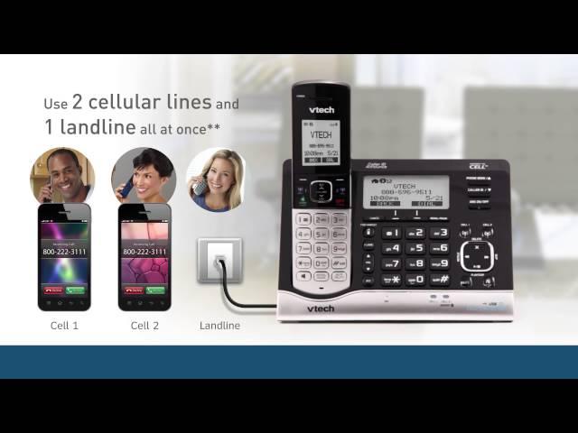 VTech® DS6291 Connect to Cell™ Answering System with Dual Caller ID/Call Waiting