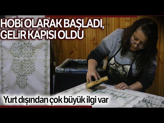 Hobi Olarak Başladı, Coğrafi İşaretli Taş Baskı Sanatı Gelir Kapısı Oldu