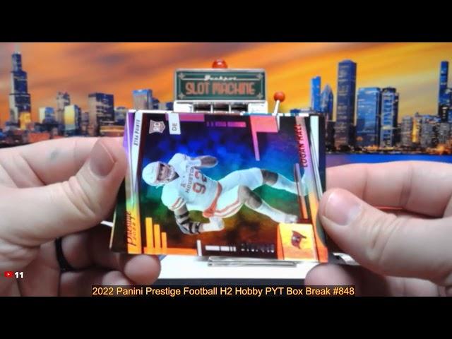 12-2-24 2022 Panini Prestige Football H2 Hobby PYT Box Break #848 - Pick Your Team!