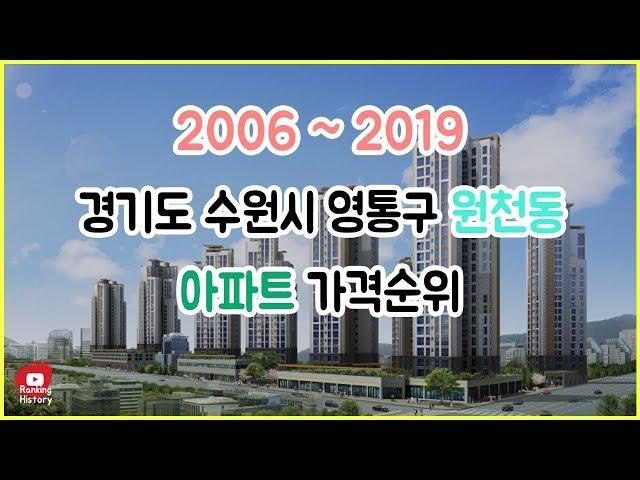 경기도 수원시 영통구 원천동 아파트 실거래가 ▶ 매매 가격 순위 TOP 20