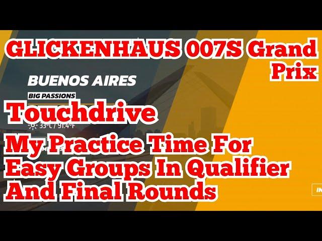 Asphalt Unite [Touchdrive] GLICKENHAUS 007S My Practice & Qualifier Time For Easy Group