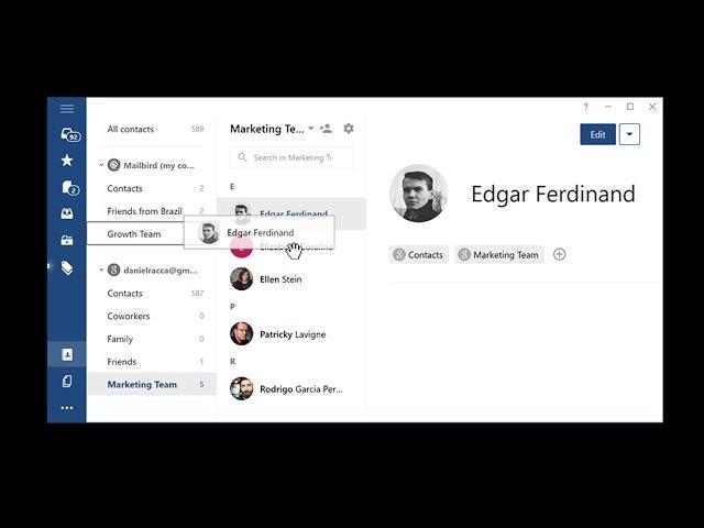 Mailbird Contact Manager with Contact Sync is out