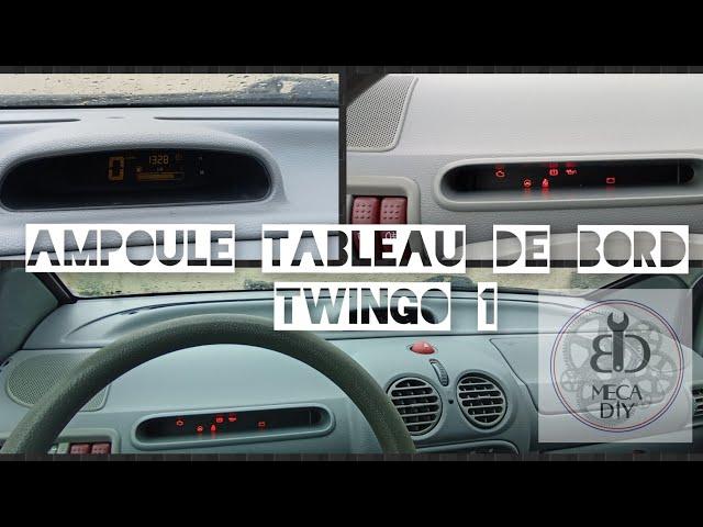 TWINGO 1 , comment remplacer les ampoules du tableau de bord.#twingo #renault