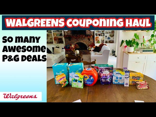 WALGREENS COUPONING HAUL/  Getting all these awesome p&g deals  Learn Walgreens Couponing