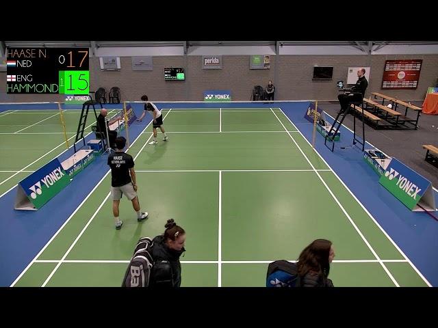 Noah Haase  - Ben Hammond 󠁧󠁢󠁥󠁮󠁧󠁿, MS, Yonex Dutch Junior International 2023