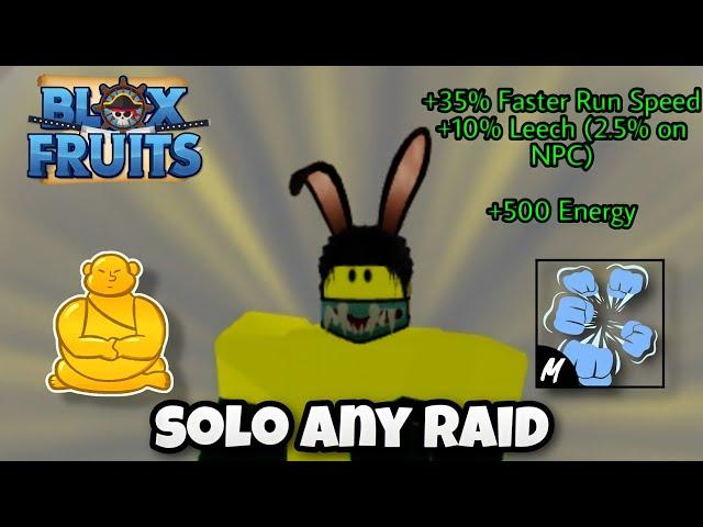 How to Solo any Raids with Unawakened Buddha in Blox Fruits | FULL Tips & Tricks | Roblox