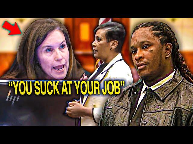 Young Thug Trial Judge EXPLODES on Ms Love For Being SHADY! - Day 138 YSL RICO