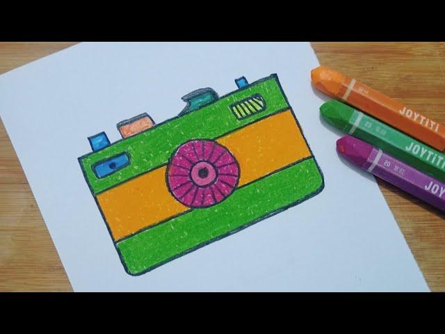 how to draw camera ️|| simple and easy camera drawing || step  by step camera drawing