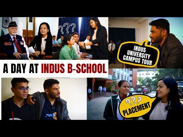 A Day in Indus College | Indus/ IIEBM Campus Tour || Hostel Room Tour || Life Of Indus Students