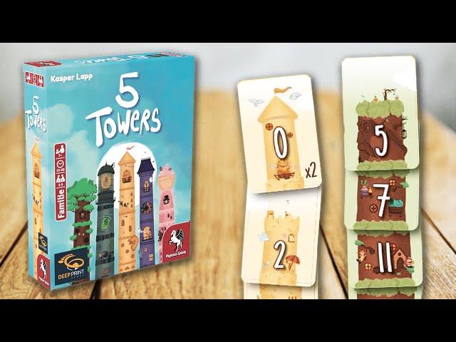 5 TOWERS - Spielregeln TV (Spielanleitung Deutsch) - PEGASUS SPIELE (DEEP PRINT) 5 Türme