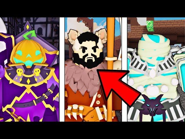 BUYING these HALLOWEEN KIT SKINS is CHEATING! (Roblox Bedwars)