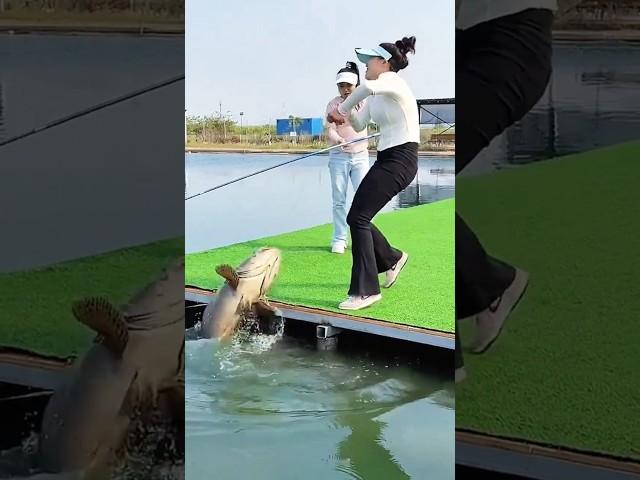 The process of catching fish manually without a fishing rod