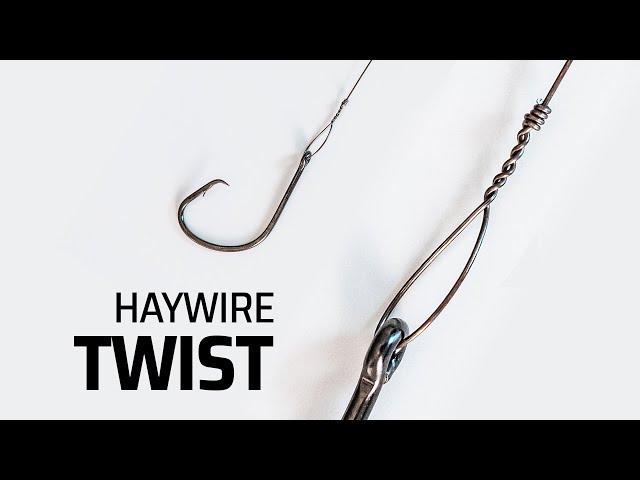 How To Rig Wire Leader - The EASIEST Haywire Twist Tutorial REELREPORTS