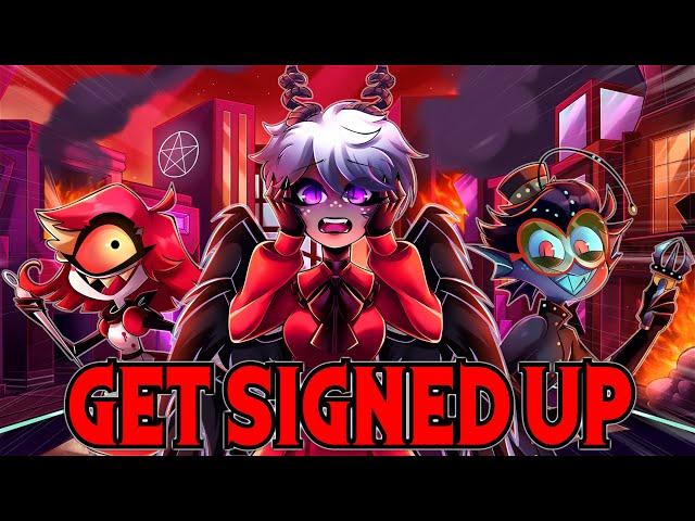 EMILY FALLEN ANGEL RECRUITER SONG - Get Signed Up | Hazbin Hotel Animatic |【Song By MilkyyMelodies】