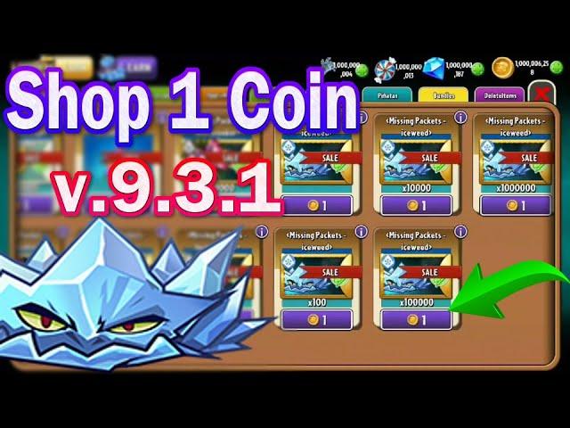 Pvz 2 LinhYM | Shop 1 Coin ( Free Shop ) - New Plant ICEWEED in Version 9.3.1 - Download