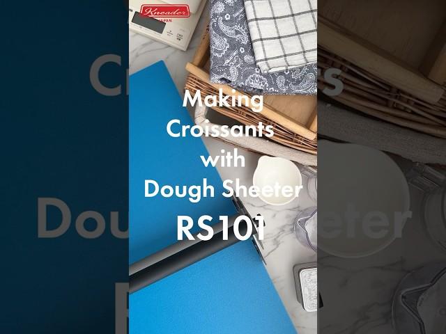 Making Croissants with Dough Sheeter RS101