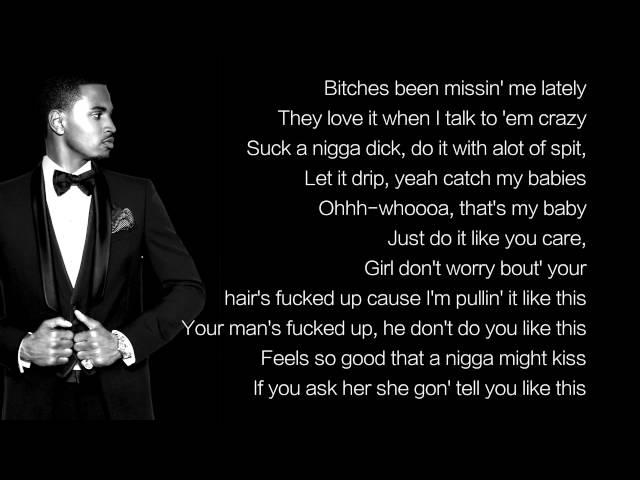 August Alsina - I Luv This Shit (Remix) Ft. Trey Songz, Chris Brown (LYRICS)