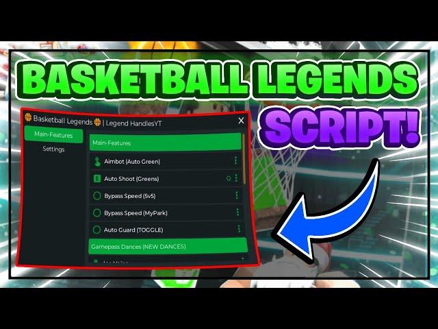 Basketball Legends Script GUI / Hack (AIMBOT, AUTO GUARD, AUTO WIN, AND MORE) *NO KEY*