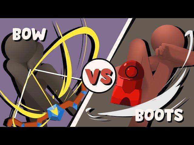 Supreme Duelist Stickman Animation: Bow vs Boots