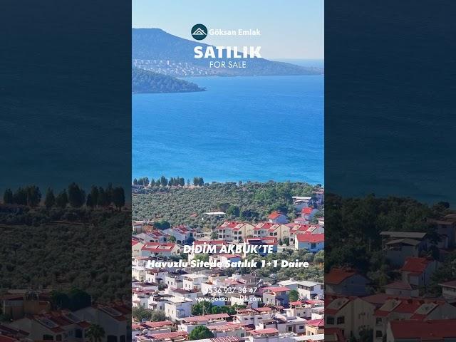 Didim Akbük'te Havuzlu Sitede Satılık 1+1 Daire